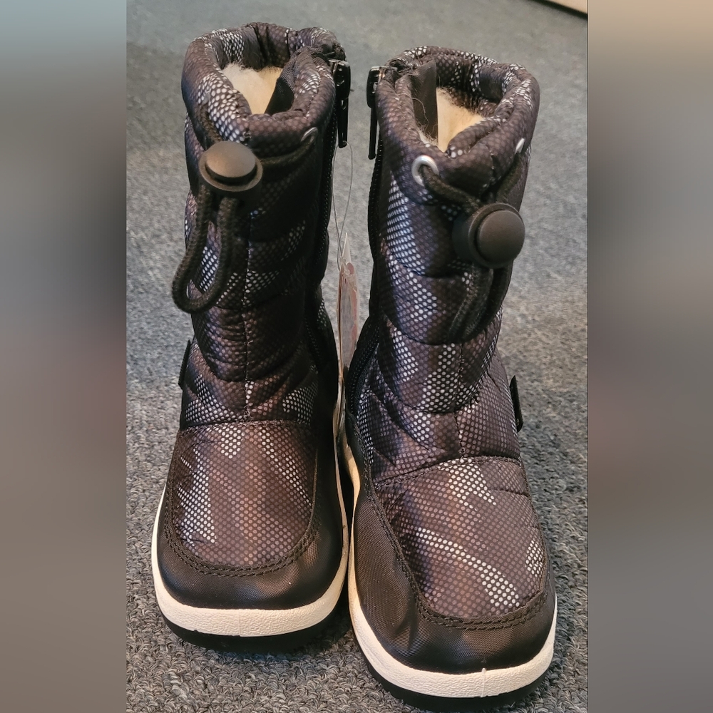 Apakowa kids snow boots